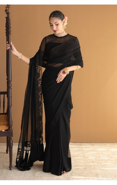 Black Saree